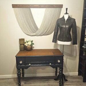Modern Leather Fitted Leather Jacket Sz PS